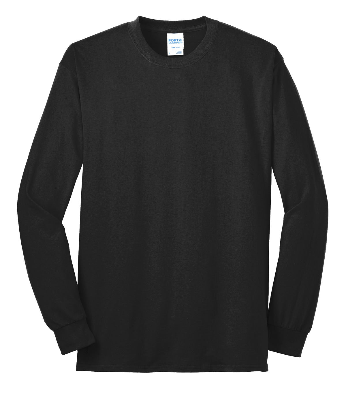 Custom Embroidered Port & Co T-Shirts  in Jet Black
