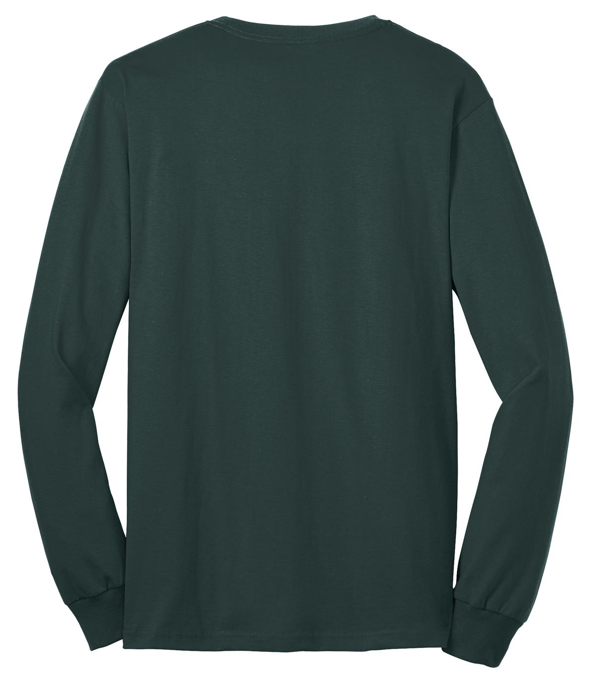 Custom Embroidered Port & Co T-Shirts  in Dark Green