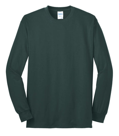 Custom Embroidered Port & Co T-Shirts  in Dark Green