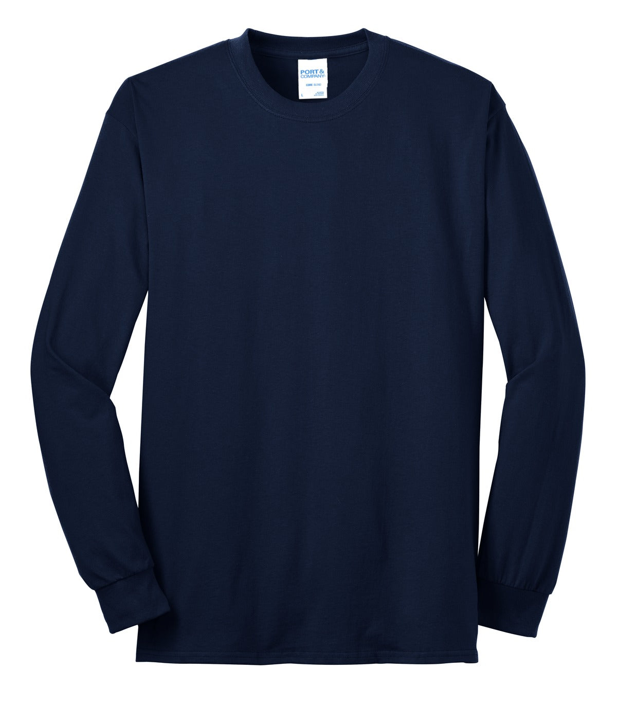 Custom Embroidered Port & Co T-Shirts  in Navy