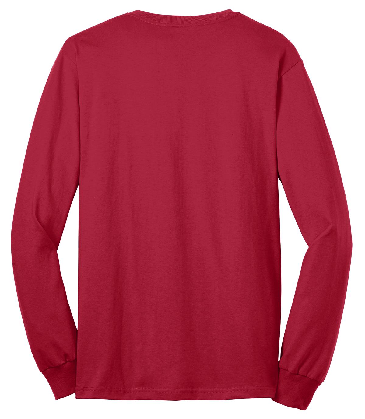 Custom Embroidered Port & Co T-Shirts  in Red