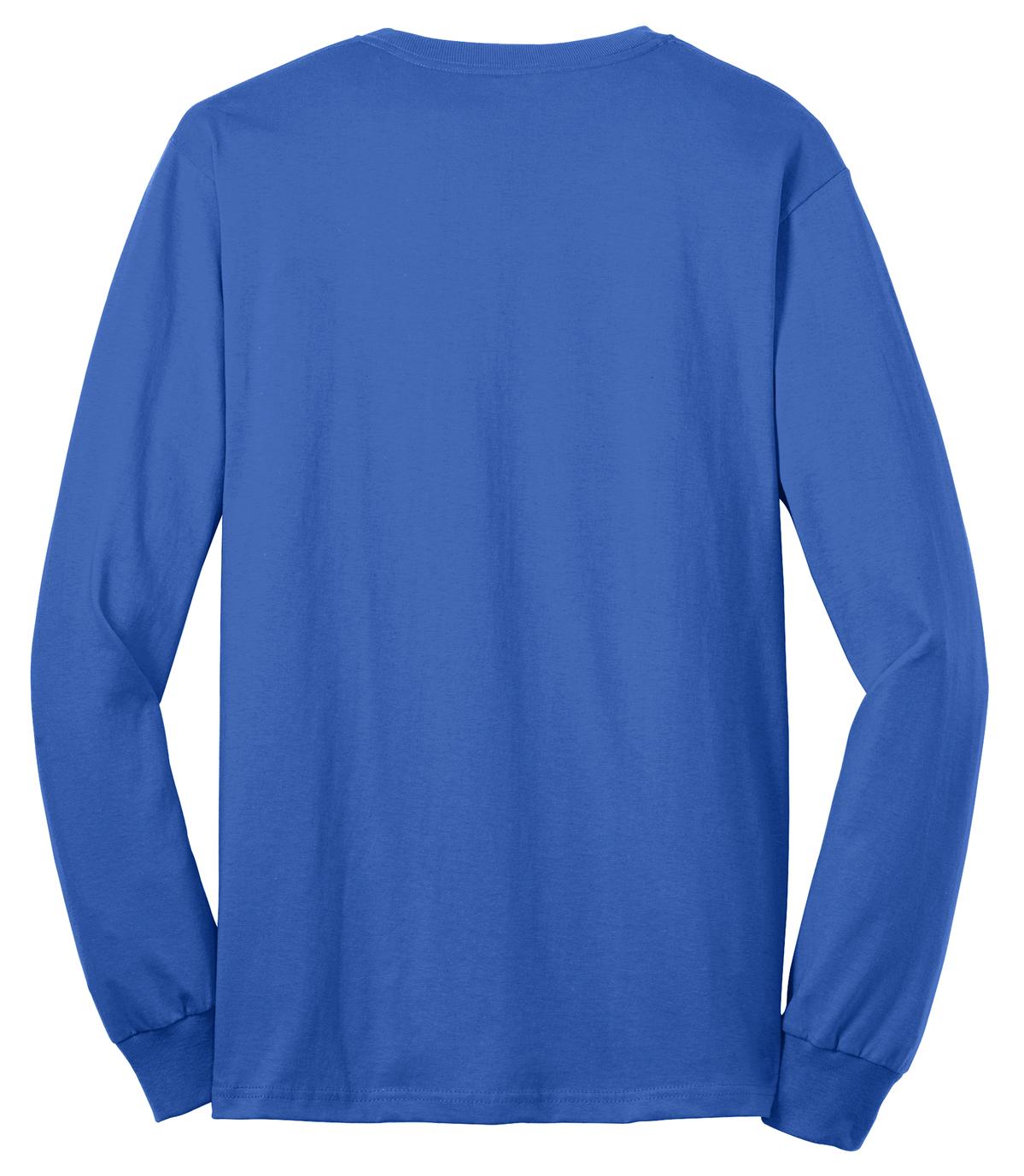 Custom Embroidered Port & Co T-Shirts  in Royal