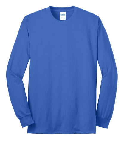 Custom Embroidered Port & Co T-Shirts  in Royal