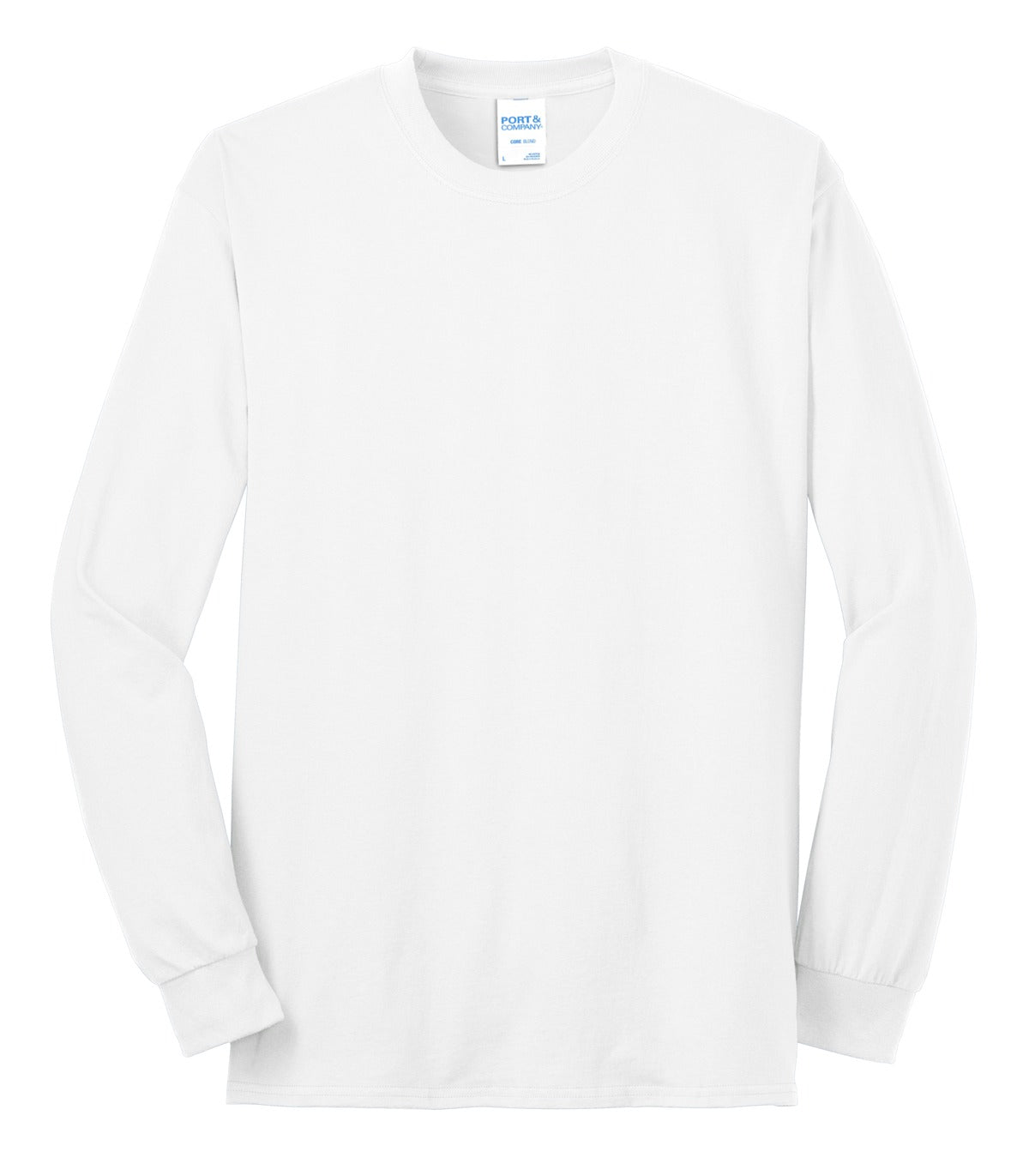 Custom Embroidered Port & Co T-Shirts  in White