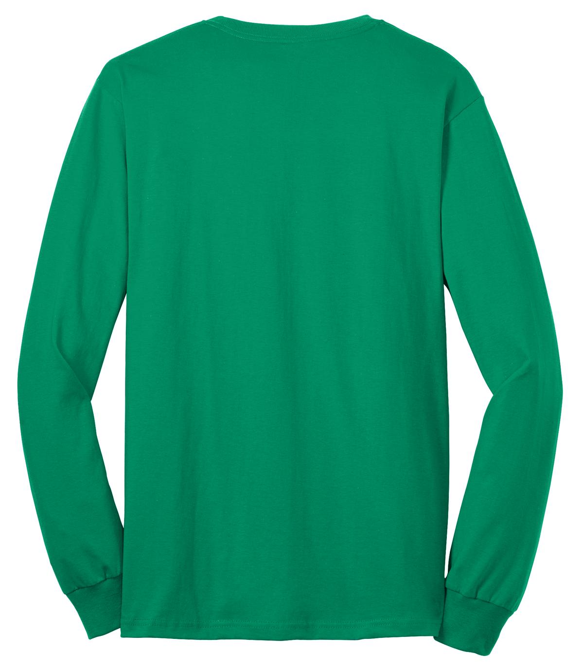 Custom Embroidered Port & Co T-Shirts  in Kelly