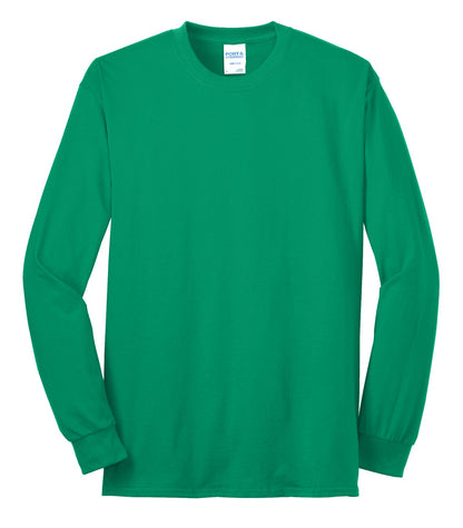 Custom Embroidered Port & Co T-Shirts  in Kelly