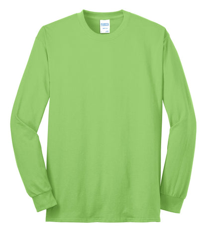 Custom Embroidered Port & Co T-Shirts  in Lime