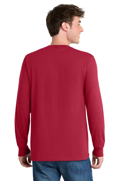 Custom Embroidered Port & Co T-Shirts  in Red