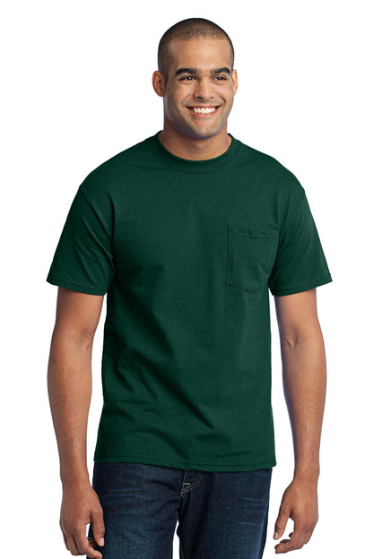 Port & Company Tall Core Blend Pocket Tee. PC55PT