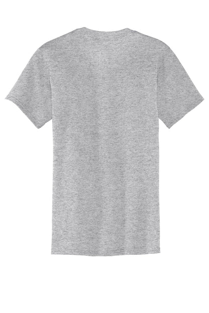 Custom Embroidered Port & Co T-Shirts  in Athletic Heather