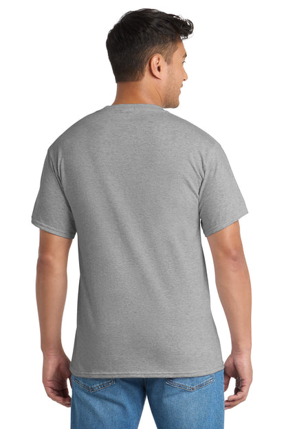 Custom Embroidered Port & Co T-Shirts  in Athletic Heather
