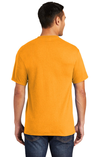 Custom Embroidered Port & Co T-Shirts  in Gold