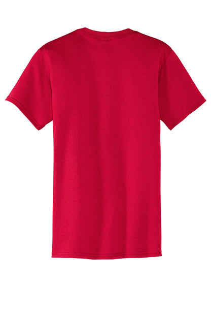 Port & Company - Core Blend Pocket Tee. PC55P Red