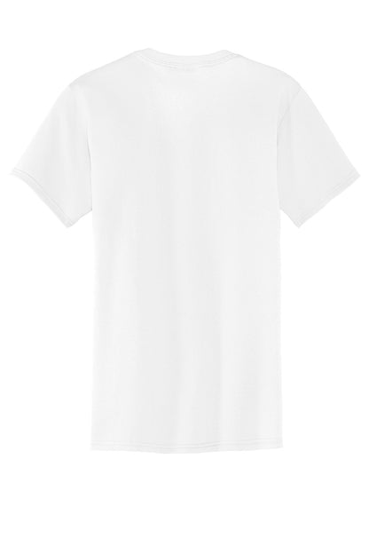 Custom Embroidered Port & Co T-Shirts  in White