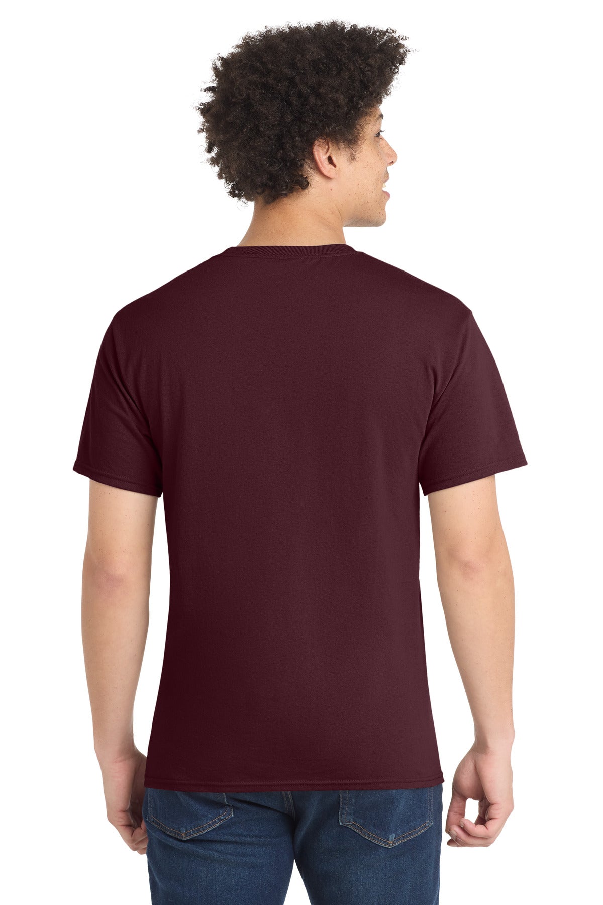 Custom Embroidered Port & Co Clothing in Athletic Maroon
