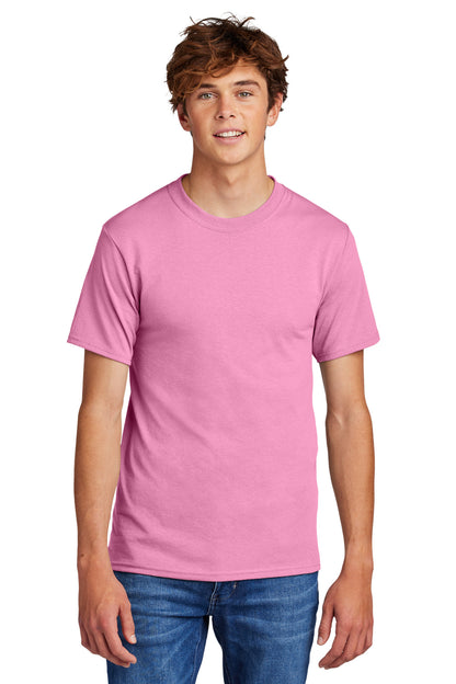 Custom Embroidered Port & Co Clothing in Candy Pink