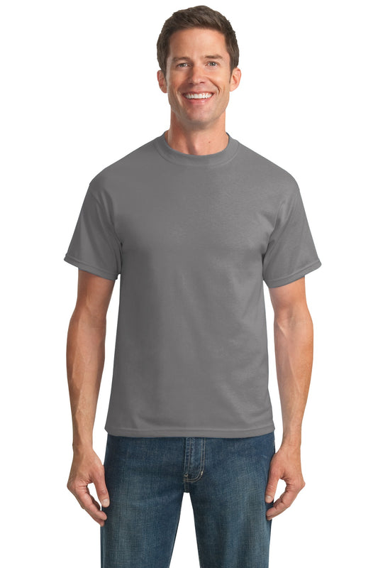 Port & Company Tall Core Blend Tee. PC55T Medium Grey