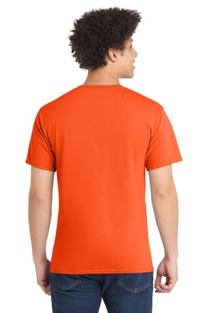 Custom Embroidered Port & Co Clothing in Safety Orange
