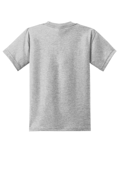 Custom Embroidered Port & Co T-Shirts  in Ash