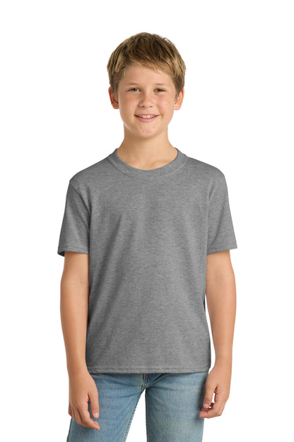 Custom Embroidered Port & Co T-Shirts  in Athletic Heather