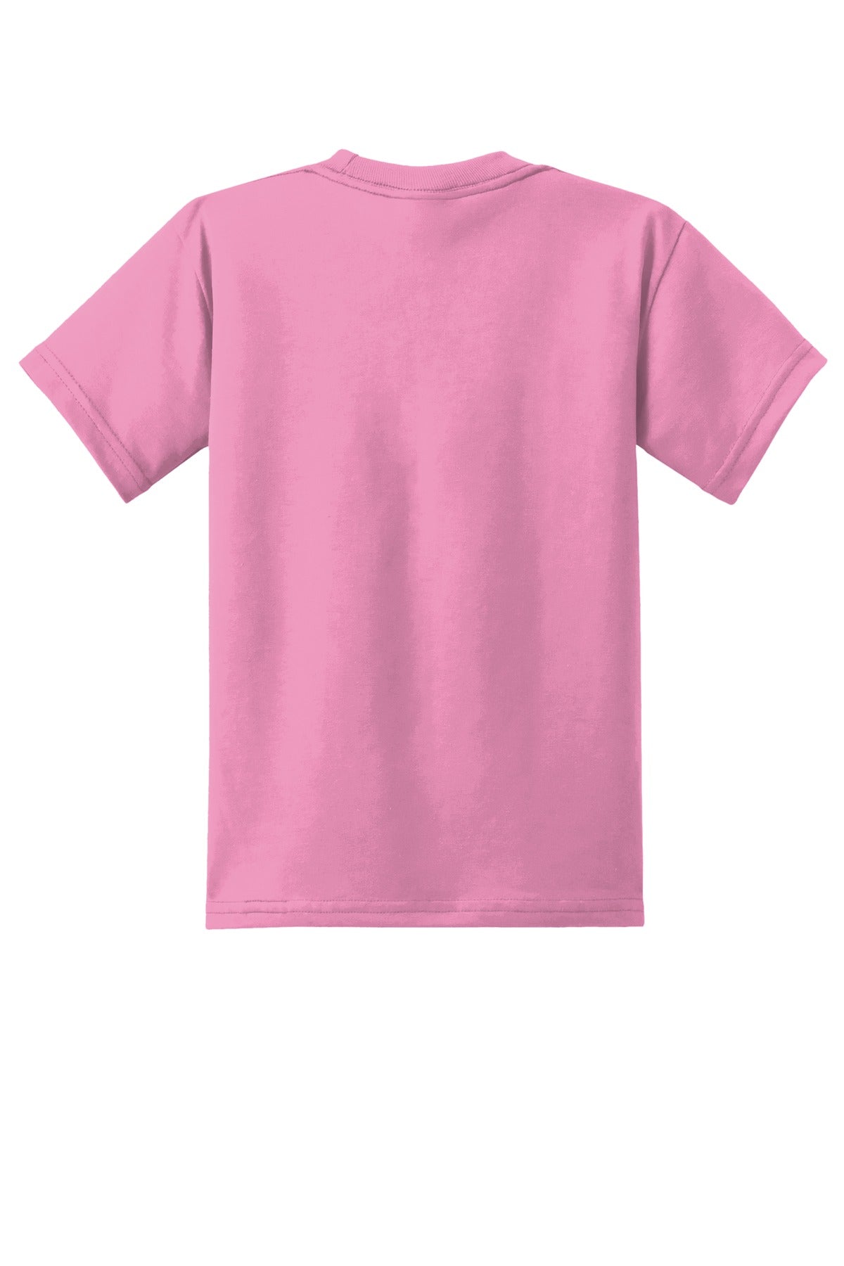 Custom Embroidered Port & Co T-Shirts  in Candy Pink