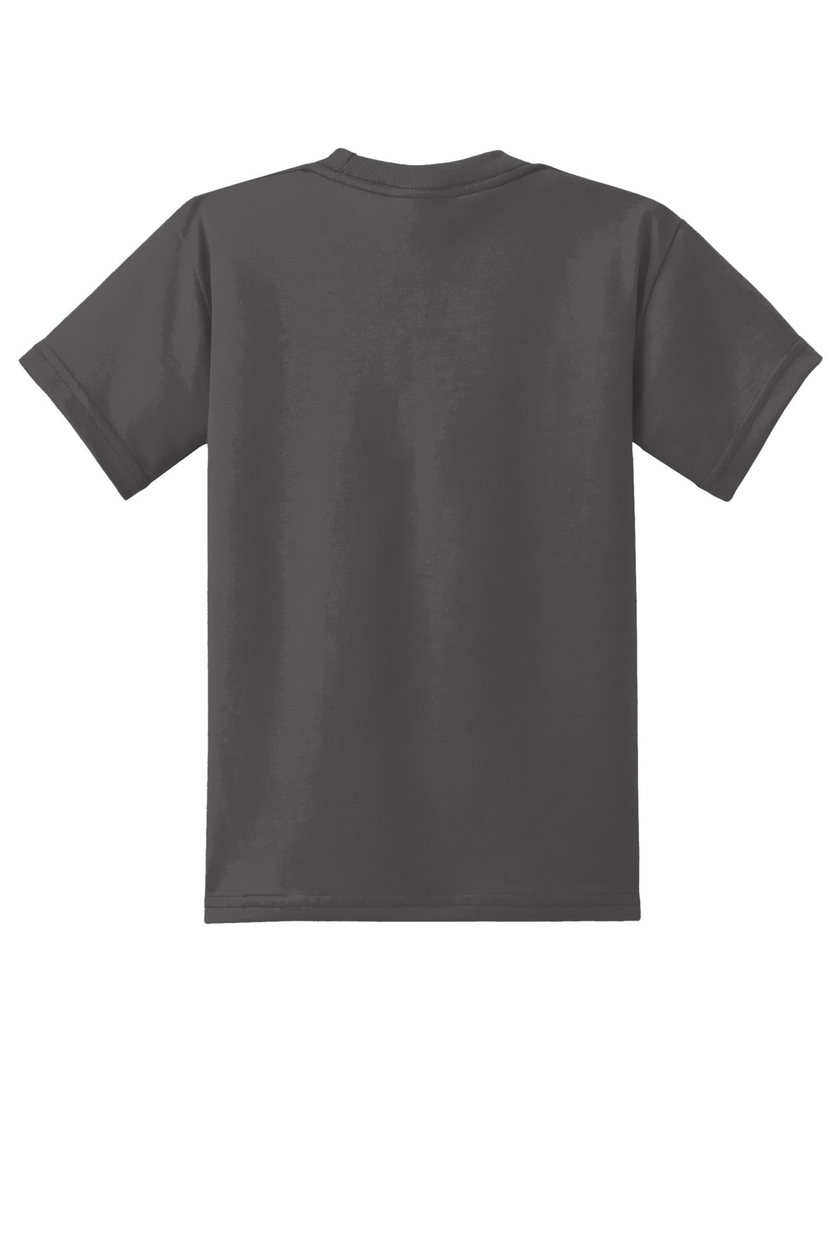 Custom Embroidered Port & Co T-Shirts  in Charcoal