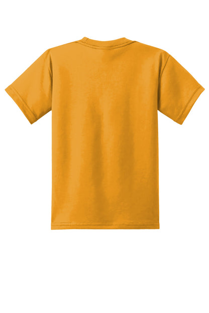 Custom Embroidered Port & Co T-Shirts  in Gold