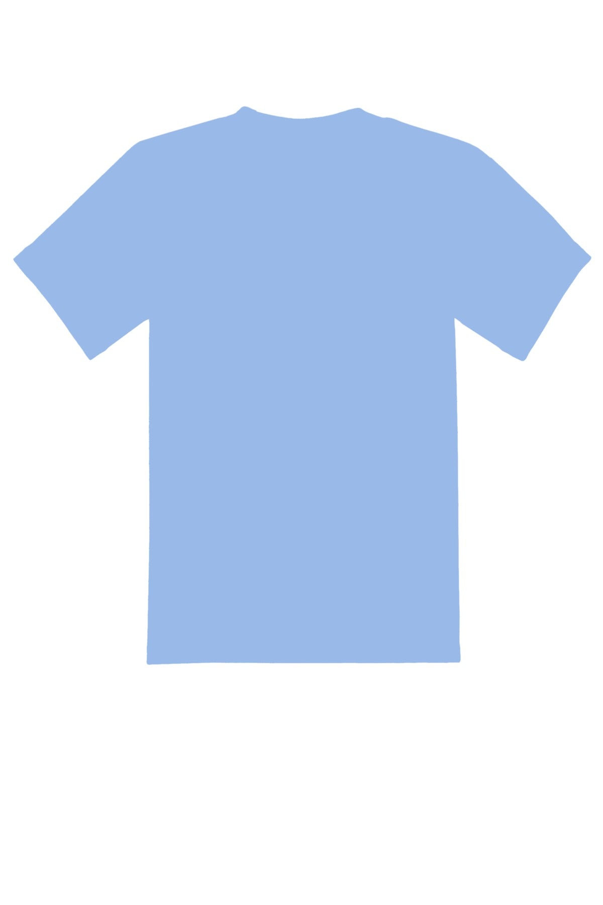 Custom Embroidered Port & Co T-Shirts  in Light Blue