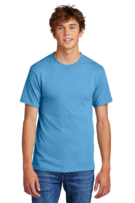 Port & Company - Core Blend Tee.  PC55 Aquatic Blue