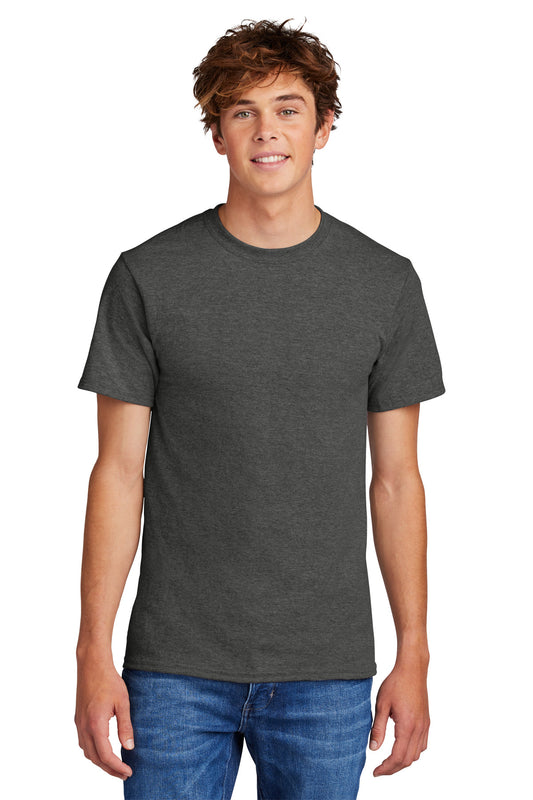 Port & Company - Core Blend Tee.  PC55 Black Heather