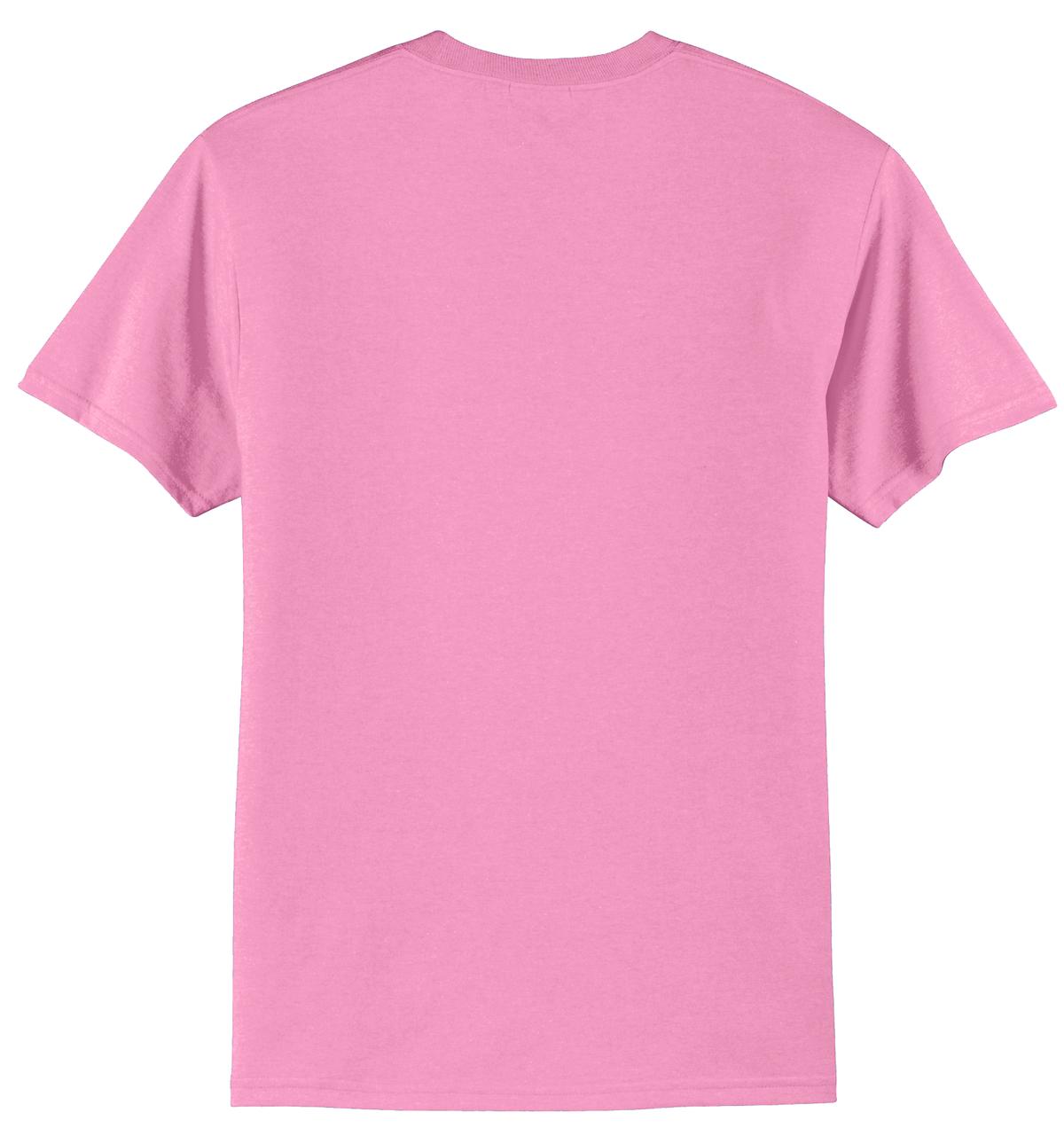 Port & Company - Core Blend Tee.  PC55 Candy Pink