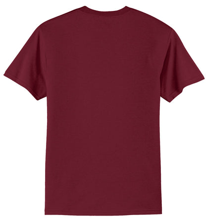 Port & Company - Core Blend Tee.  PC55 Cardinal