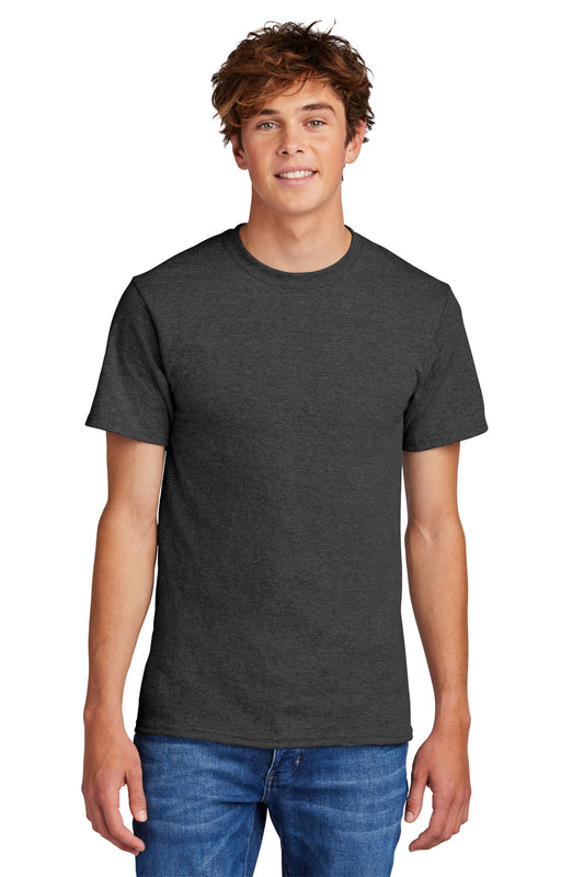 Port & Company - Core Blend Tee.  PC55 Dark Heather Grey