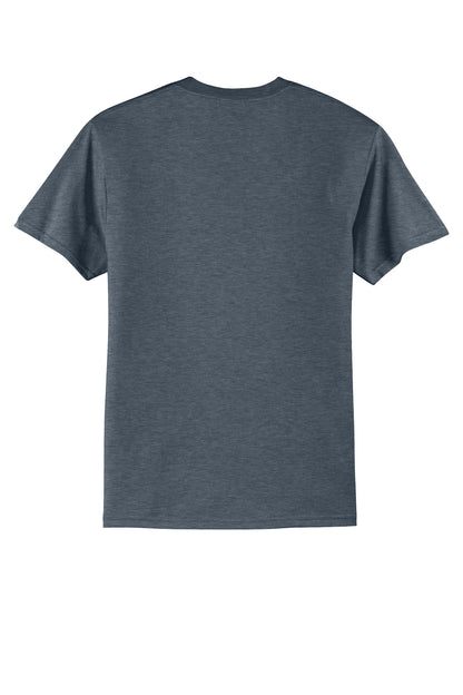 Port & Company - Core Blend Tee.  PC55 Heather Navy
