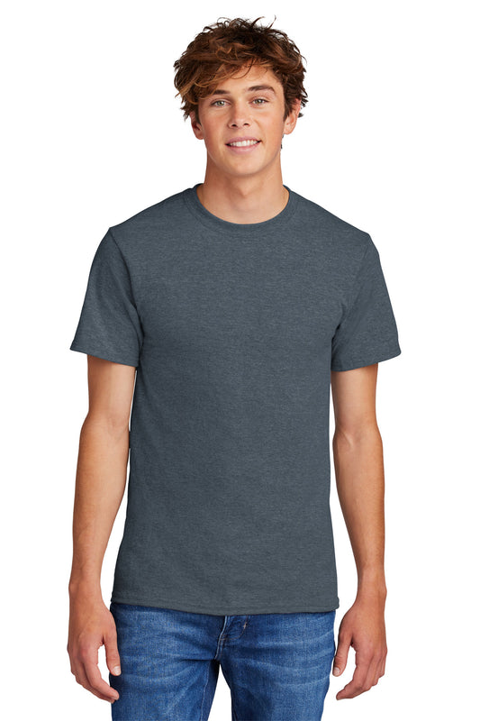 Port & Company - Core Blend Tee.  PC55 Heather Navy