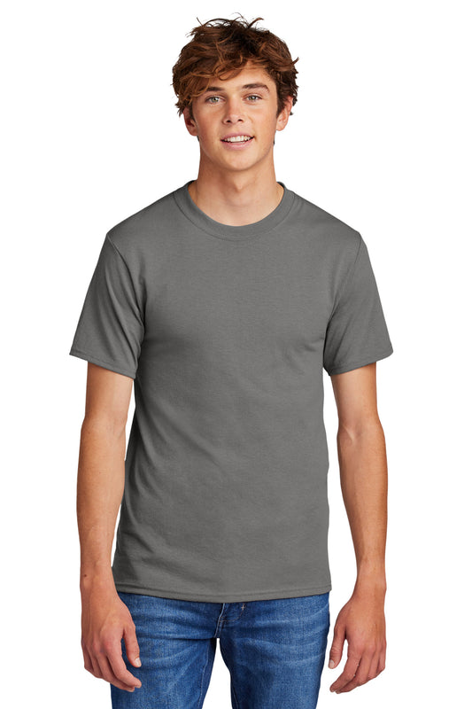 Port & Company - Core Blend Tee.  PC55 Medium Grey