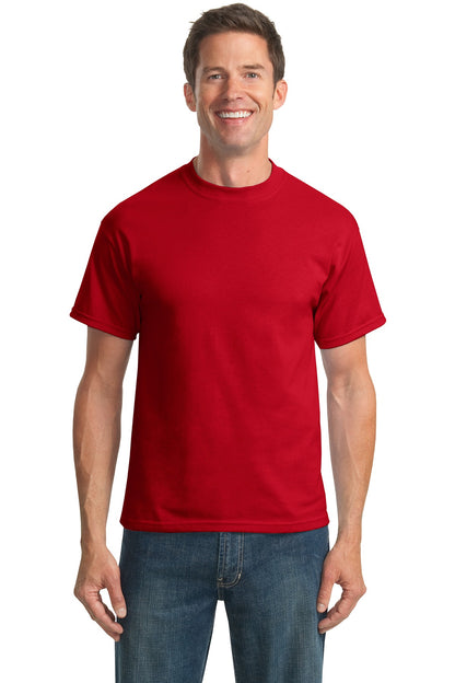 Port & Company Tall Core Blend Tee. PC55T Red