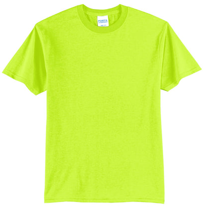 Custom Embroidered Port & Co Clothing in Safety Green