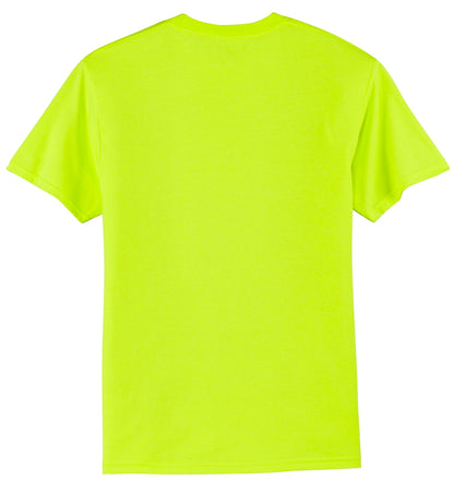 Custom Embroidered Port & Co Clothing in Safety Green