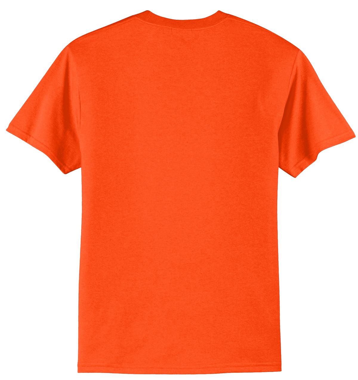 Custom Embroidered Port & Co Clothing in Safety Orange