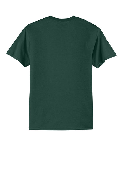 Custom Embroidered Port & Co T-Shirts  in Dark Green