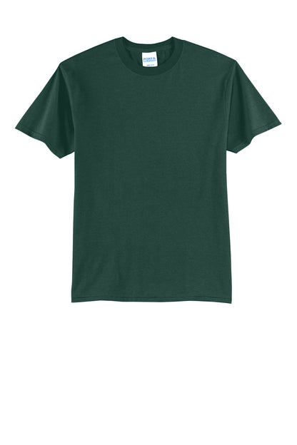 Custom Embroidered Port & Co T-Shirts  in Dark Green