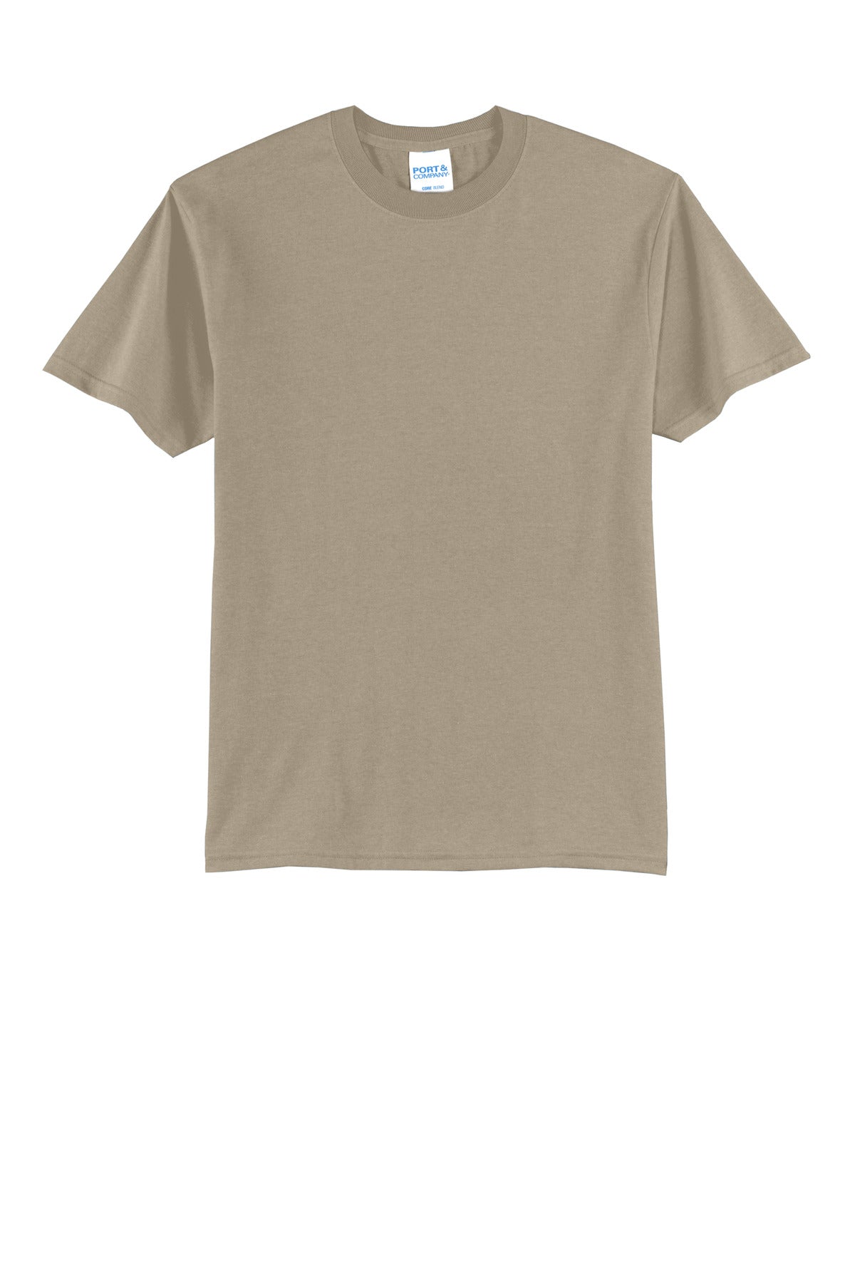 Port & Company - Core Blend Tee.  PC55 Desert Sand