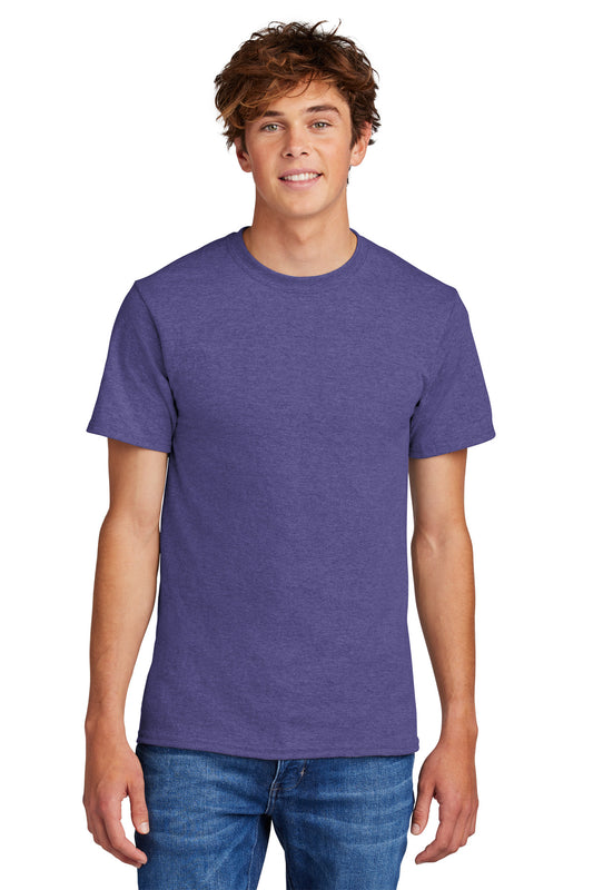 Port & Company - Core Blend Tee.  PC55 Heather Purple