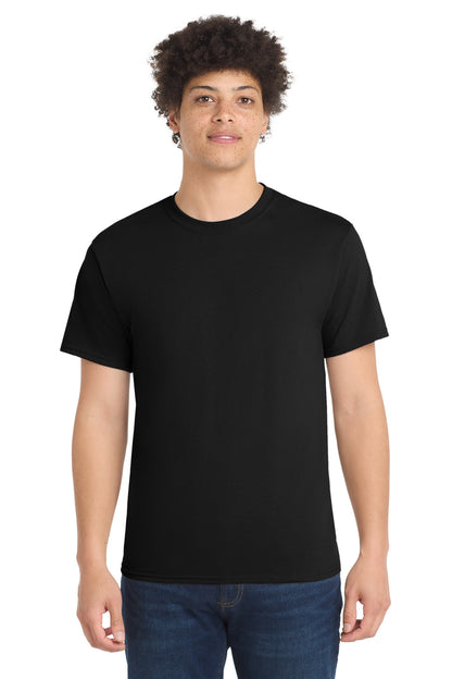 Custom Embroidered Port & Co T-Shirts  in Jet Black