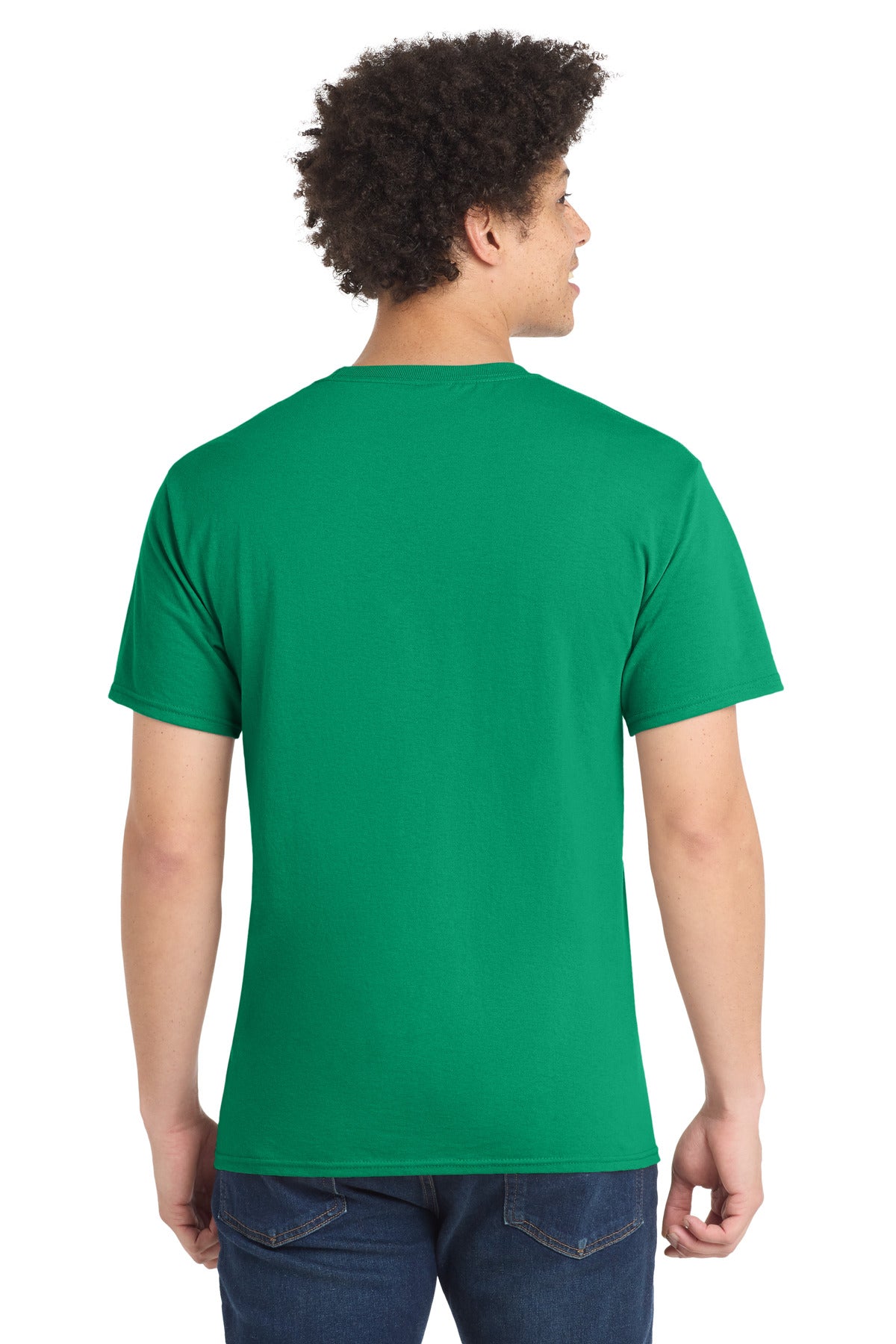 Custom Embroidered Port & Co T-Shirts  in Kelly