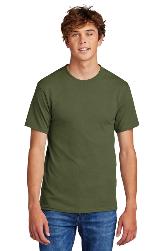 Port & Company - Core Blend Tee.  PC55 Olive Drab Green