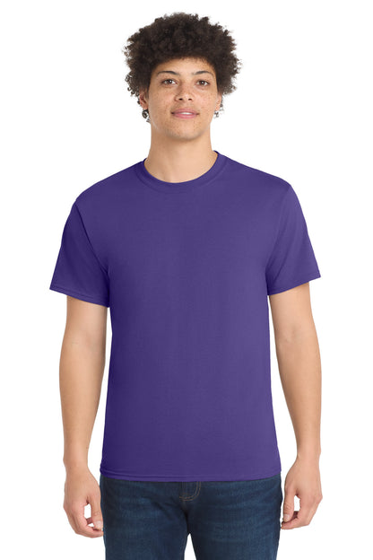 Custom Embroidered Port & Co T-Shirts  in Purple
