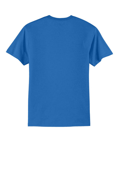 Custom Embroidered Port & Co T-Shirts  in Royal