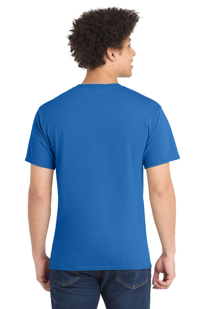 Custom Embroidered Port & Co T-Shirts  in Royal